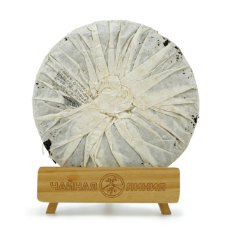 Pressed Rip Pu-erh Tea - Shu Puer 2006 "Green Seal" brand "Zhong Cha" factory "CNNP" 357 g, 