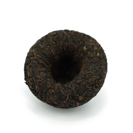 Pressed Rip Pu-erh Tea - Шу пуэр 2022 г. "Баньчжан Цяому" завода "Чжоуши " 250 г, 