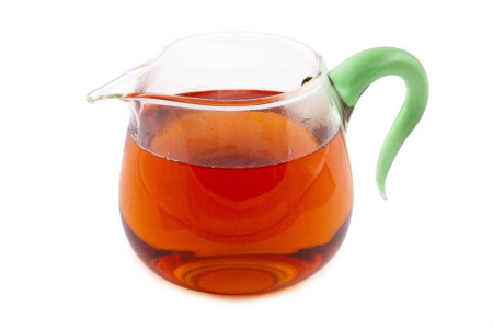 Glass chahai with a green handle, 460 ml. Price: ₽1,920 rub.