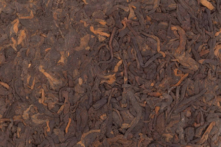 Pressed Rip Pu-erh Tea - Shu pu-erh 2007 "7978" brand "Laotongzhi" (Old Comrade) factory "Haiwan" 357 g, 