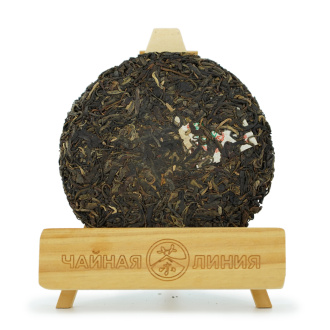 Pressed Raw Pu-erh Tea - Шэн пуэр 2007 г. "Пуэр из Наньцзянь" завода "Тулинь" 225 г, 