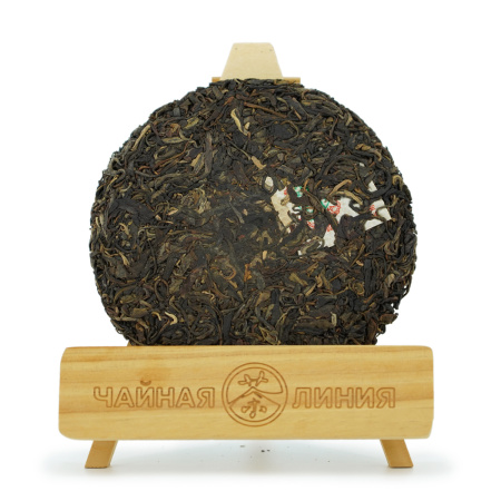 Pressed Raw Pu-erh Tea - Шэн пуэр 2007 г. "Пуэр из Наньцзянь" завода "Тулинь" 225 г, 