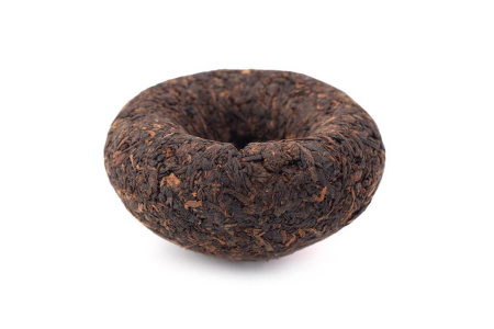 Pressed Rip Pu-erh Tea - Шу пуэр 2017 г. "Цзято" завода "Сягуань" гнездо 250 г, 