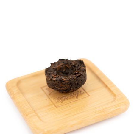 Pressed Rip Pu-erh Tea - Шу пуэр мини точа завода "Кайшуньхао", 